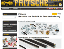 Tablet Screenshot of fritsche-gmbh.de
